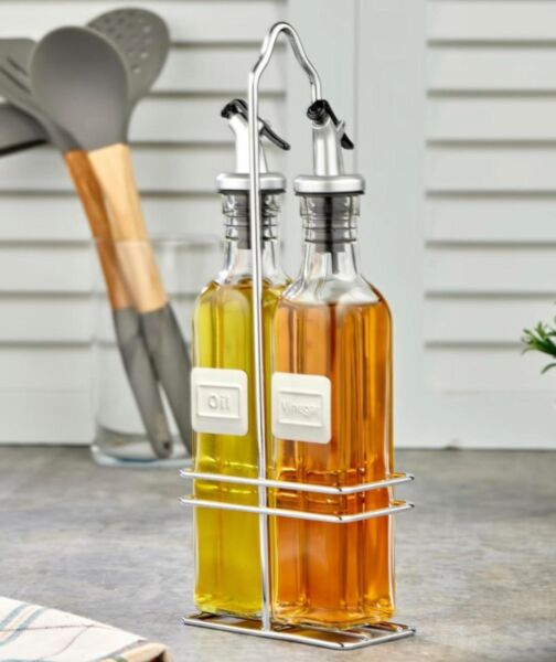 2 Lİ CAM YAĞDANLIK SOSLUK SET 250 ML