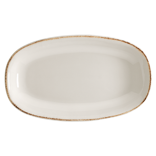Bonna Porselen Retro Gourmet Oval Kayık Tabak 19*11 cm