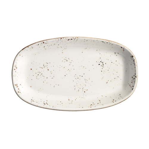 Bonna Porselen Grain Gourmet Oval Kayık Tabak 34*19 cm