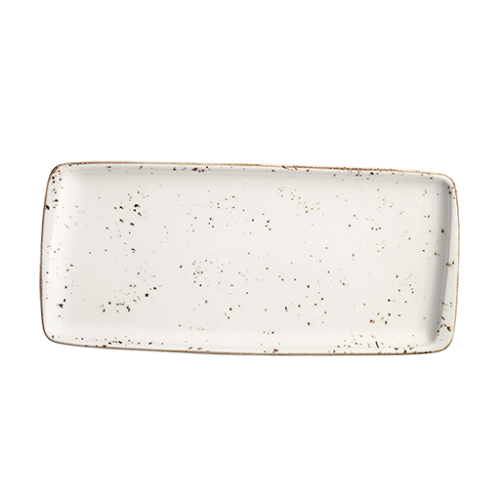 Bonna Porselen Grain Moove Dikdörtgen Tabak 34*16 cm