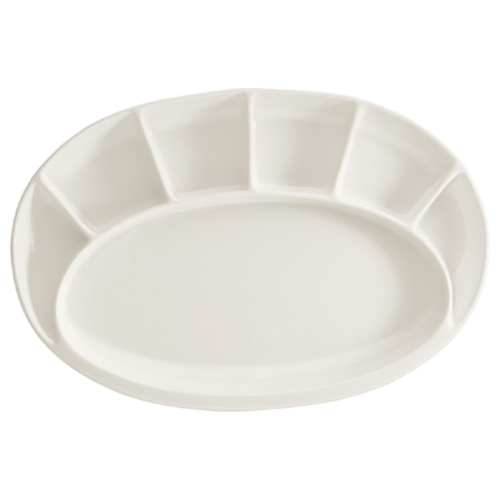 Bonna Porselen Gourmet Oval Kahvaltı Tabağı 33 cm