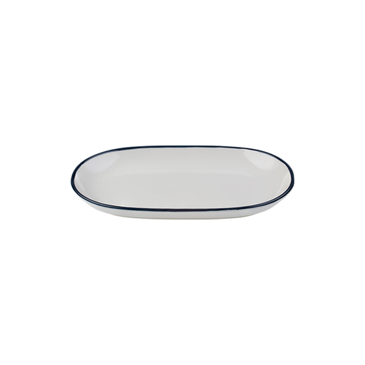 Modest Navy Lona Oval Tabak 33 cm