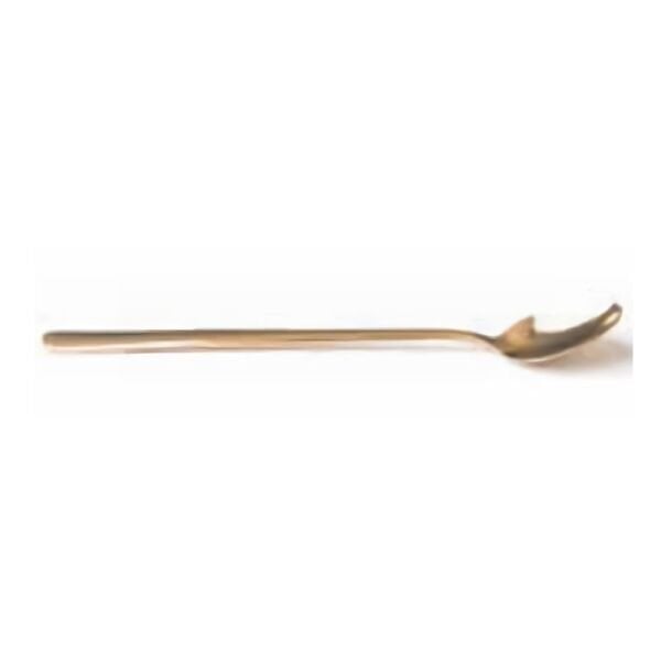 Biradlı Kokteyl Kaşık, 22 cm, Altın