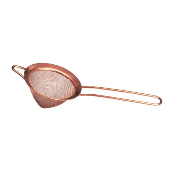 Biradlı Bar Süzgeci, 8 cm, Bakır