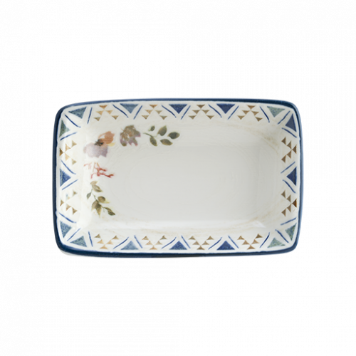 Bonna Porselen Spring Moove Dik Kayık Tabak 15*9 cm