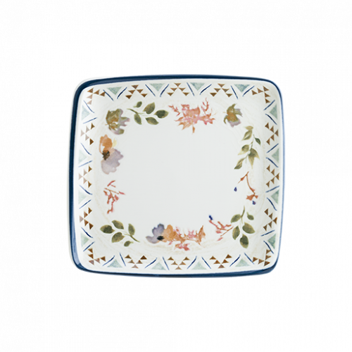 Bonna Porselen Spring Moove Kare Tabak 22*20 cm