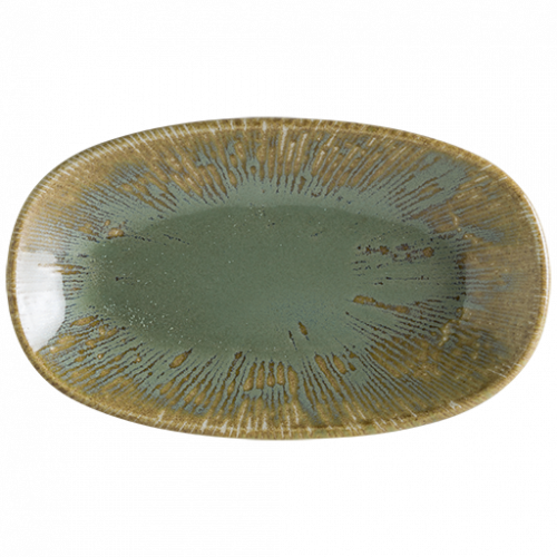 Bonna Porselen Sage Snell Gourmet Oval Kayık Tabak 15*8.5 cm