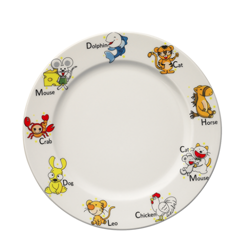 Bonna Porselen Kids Banquet Düz Tabak 21 cm