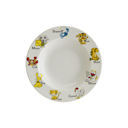 Bonna Porselen Kids Banquet Çukur Tabak 23 cm 300 cc