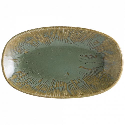 Bonna Porselen Sage Snell Gourmet Oval Kayık Tabak 24*14 cm
