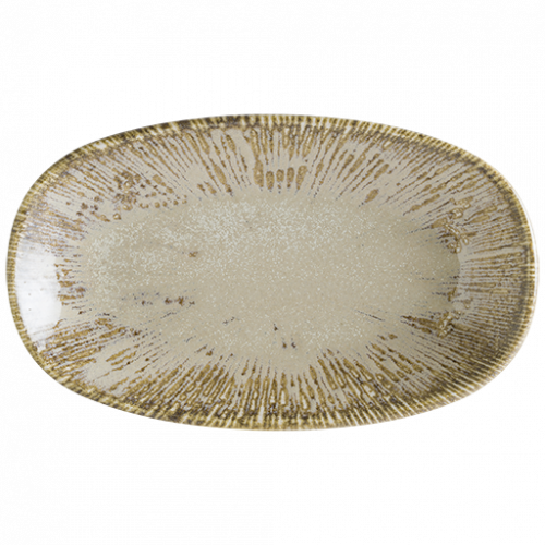 Bonna Porselen Sand Snell Gourmet Oval Kayık Tabak 19*11 cm