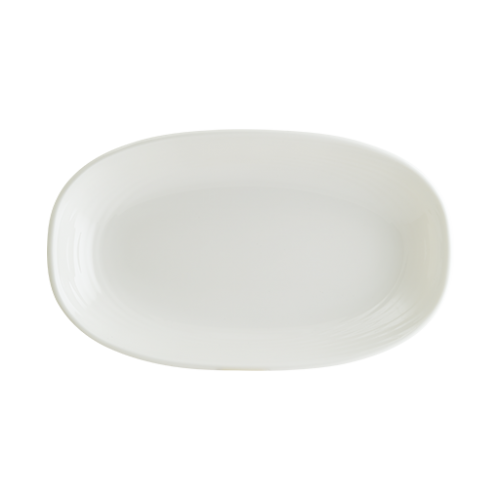 Bonna Porselen Loop Gourmet Oval Kayık Tabak 34*19 cm